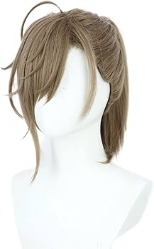 Amazon.co.jp: LAOBAO コスプレ ウィッグ 叶 かなえ ポニーテール 灰色